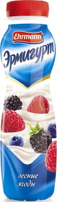 Йогурт питьевой Эрмигурт со вкусом лесных ягод 1,2% 290г