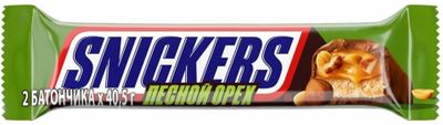 Шоколадный батончик Snickers Лесной орех 81г