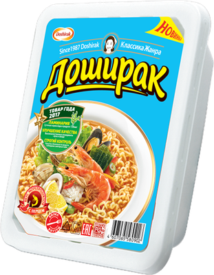 Лапша Доширак со вк.морепрод.б/пр.90г*24