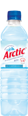  Вода питьевая "АРКТИК" ("ARCTIC") негазированная 0,5 л ПЭТ