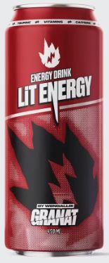 Энергетический напиток Lit Energy Granat ж/б 12*0,45л