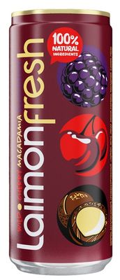 Газированный напиток Limon Fresh дикая вишня-ежевика-макадамия, 330мл