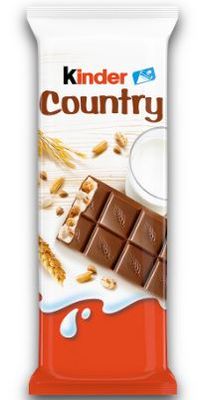 Шоколад молочный Kinder Country с молочно-злаковой начинкой, 23,5г
