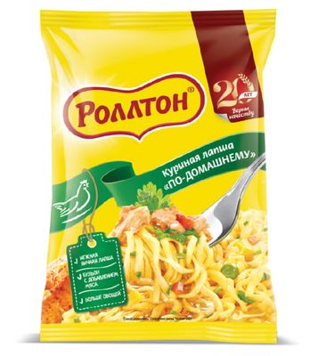 Лапша Роллтон по-домашнему курица 40*85г