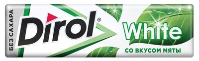 Жевательная резинка Dirol White со вкусом мяты 13,6г