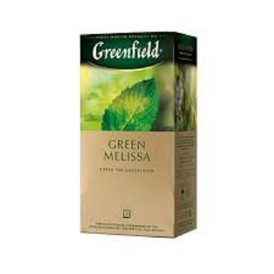 Чай Greenfield Green Melissa зеленый, в пакетиках, 1,5г*25п