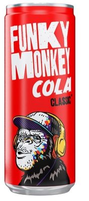 Напиток газированный Funky Monkey (Фанки Манки) Кола 0,33л