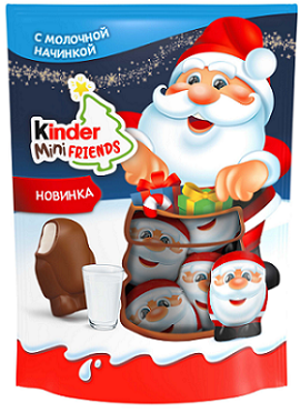 Набор конд.из Киндер Мини Friends с молочной начинкой 122 г