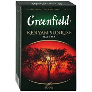 Чай Greenfield Kenyan Sunrise черный, листовой, 100г