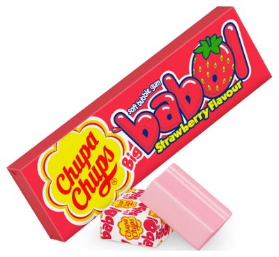 Жевательная резинка Chupa Chups Big Babol Клубника, 21г