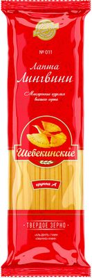 Макаронные изделия Шебекинские №011 лапша Лингвини (спагетти) 0,450кг (28шт)
