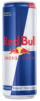 Напиток энергетический безалкогольный Red Bull, ж/б, 355мл