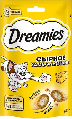 Лакомство для кош Dreamies с добавлением сыра 8*60г