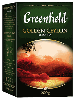 Чай Greenfield Golden Ceylon черный, листовой, 200г