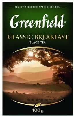 Чай Greenfield Classic Breakfast черный, листовой, 100г Чай Greenfield Classic Breakfast черный, листовой, 100г