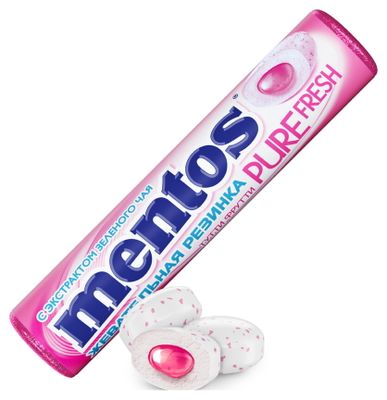 Жевательная резинка Mentos Pure Fresh Тутти-Фрутти, 15,5г 