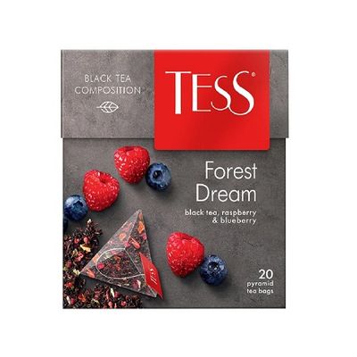 Чай черный Tess Forest Dream, в пирамидках, 1,8г*20шт