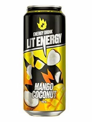 Энергетический напиток Lit Energy Mango coconut ж/б 12*0,45л