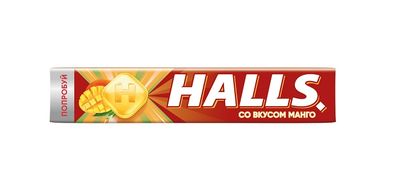 Леденцы Halls Манго 25г