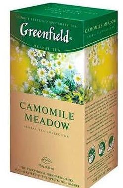 Чай Greenfield Camomile Meadow травяной, в пакетиках, 1,5г*25п