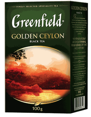 Чай Greenfield Golden Ceylon черный, листовой, 100г