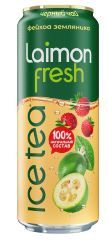 Напиток Laimon Fresh Черный чай Фейхоа-земляника 0,45 л Напиток Laimon Fresh Черный чай Фейхоа-земляника 0,45 л