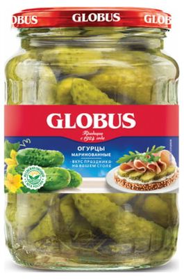 Огурцы Globus маринованные, 720мл