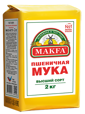 Мука в/с  Макфа  2 кг/6 шт