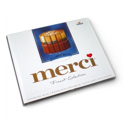 Набор шоколадных конфет Merci Молочный, 250г