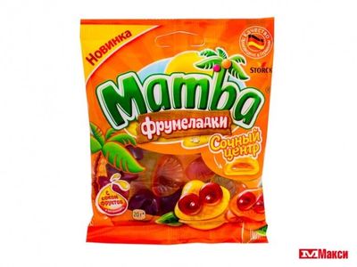 Мармелад жевательный Mamba Сочный центр, 70г