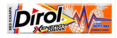 Жевательная резинка Dirol Energy Drink ананас 13,6г