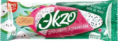 Мороженое Инмарко эскимо Экзо молочное Драгонфрут 30*70г