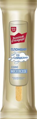Мороженое ЮЛ эскимо пл-р ЗОЛОТОЙ СТАНДАРТ МОСКОВСКОЕ 24*80г