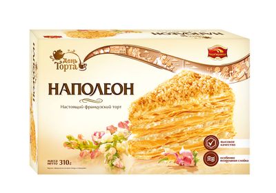 Торт День торта Наполеон Сласть 310г