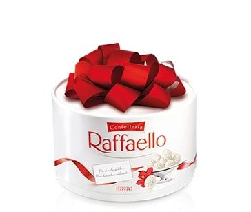 Конфеты Raffaello с миндалем Т10х6 тортик (617) 100 г