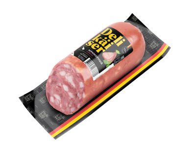 Колбаса в/к Delikaiser Сервелат Мраморный 350 гр