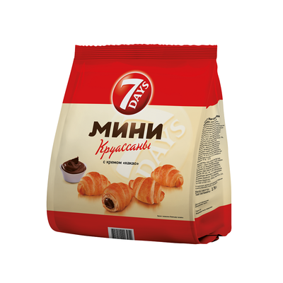 Круассаны мини 7DAYS с кремом Какао 176г