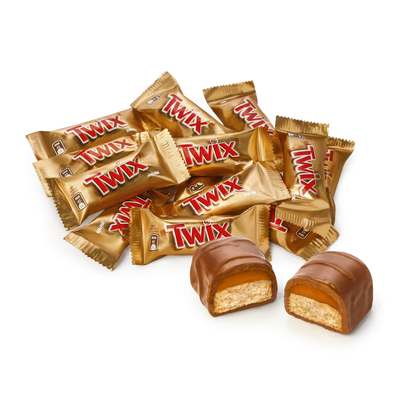 Шоколадные конфеты Twix minis с карамелью и печеньем, 7 кг Шоколадные конфеты Twix minis с карамелью и печеньем, 7 кг