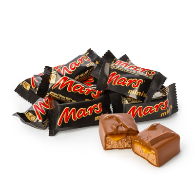 Шоколадные конфеты Mars minis с карамелью и нугой, 7 кг Шоколадные конфеты Mars minis с карамелью и нугой, 7 кг