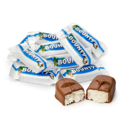 Шоколадные конфеты Bounty с нежной мякотью кокоса, 7 кг
