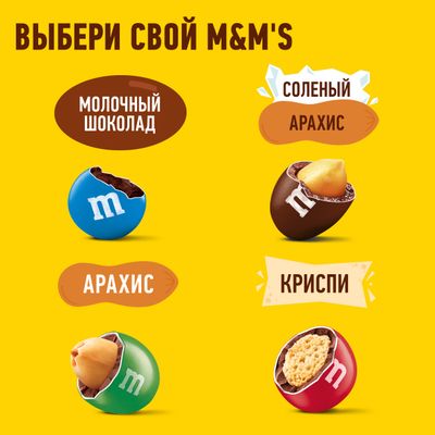 Конфеты M&M'S драже c молочным шоколадом, 45 г