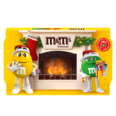 Сладкий подарок M&M's & Friends на Новый Год, набор конфет M&M's, Snickers, Twix, Bounty, Milky Way, Skittles с сюрпризом внутри 293г Сладкий подарок M&M's & Friends на Новый Год, набор конфет M&M's, Snickers, Twix, Bounty, Milky Way, Skittles с сюрпризом внутри 293г