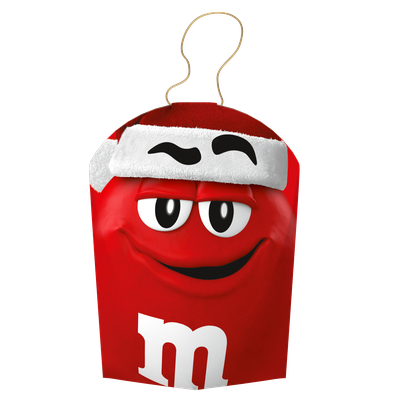 Сладкий подарок M&M's & Friends Елочная игрушка на Новый Год, набор конфет M&M's, Skittles 60г