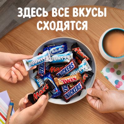 Шоколадные конфеты Twix minis с карамелью и печеньем, пакет 184 г Шоколадные конфеты Twix minis с карамелью и печеньем, пакет 184 г