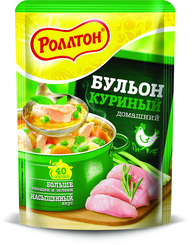 Бульон Роллтон ДОМАШНИЙ куриный 90г