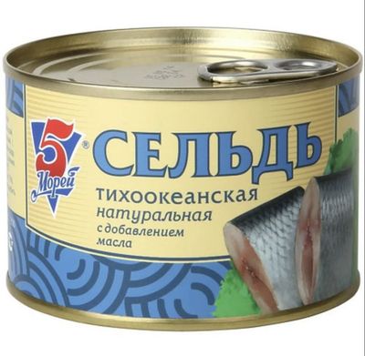 5 Морей Сельдь НДМ 250гр*24 ключ
