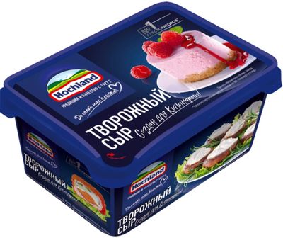 Сыр творожный Hochland Cream Cheese для кулинарии, ванночка, 400г