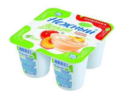 Нежный легкий с соком 95г 0.1% (персик) Пр.йог.паст Нежный легкий с соком 95г 0.1% (персик) Пр.йог.паст