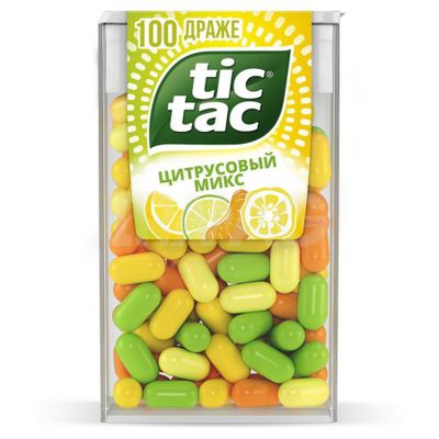 Драже Tic Tac Цитрусовый микс, 16г