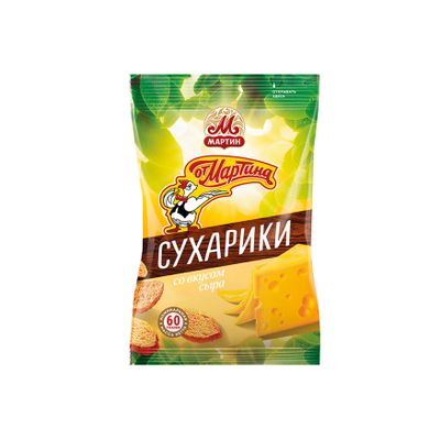 Сухарики От Мартина с сыром 60г*24